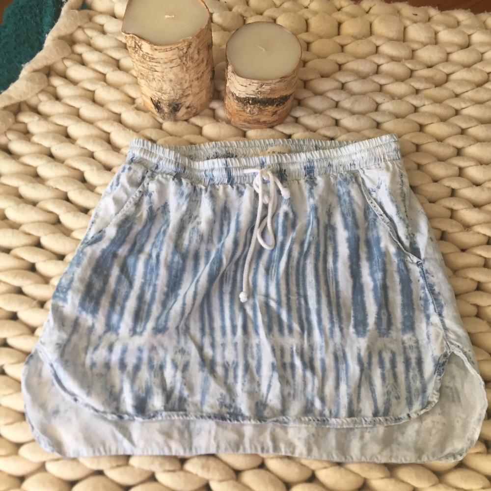 Cloth & Stone Chambray Skirt Size Medium